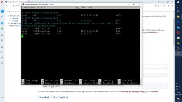Instalacja PostgreSQL i PostGIS w systemie Linux смотреть онлайн