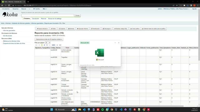 Creación de reportes en #Koha y verificación de codificación UTF 8 смотреть онлайн