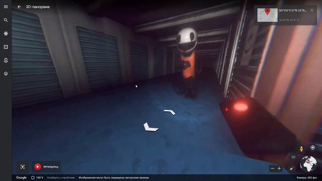 Meatly's Storage World In Real Life on Google Earth! смотреть онлайн