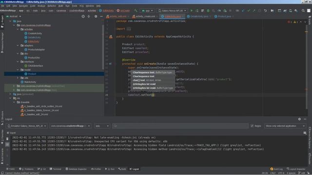 CRUD Básico Android Studio + Spring Boot + Retrofit2. Capítulo 7 Editar Producto смотреть онлайн
