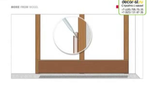 Видеоинструкция по установке ламината на стену от Dekor-st.ru смотреть онлайн