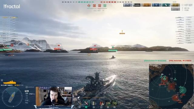 ARP Yamato when you just need a good SLAP - World of Warships смотреть онлайн