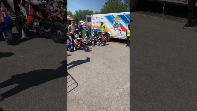 Гонки уже рядом ! #мотоспорт #minimotogp #мотодети #мото #мотошкола #спорт #питбайк #polini #bike смотреть онлайн