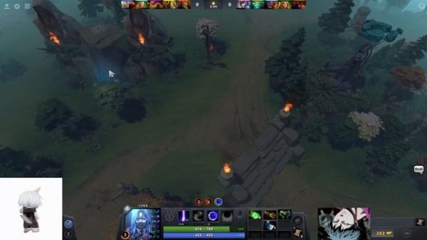 ZXCURSED ЗНАКОМИТСЯ С ДЕВОЧКОЙ В ДОТЕ / ZXCURSED ТРЕНИРУЕТ