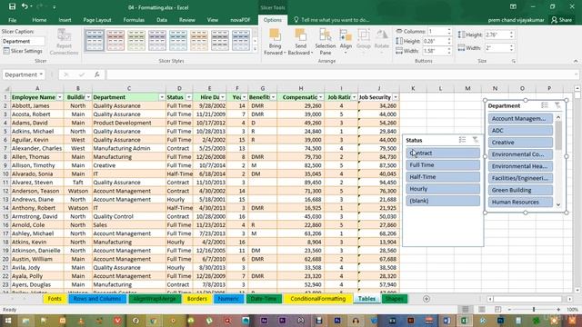 016 Microsoft Excel 2016 Using Slicers in a table inside Microsoft Excel смотреть онлайн
