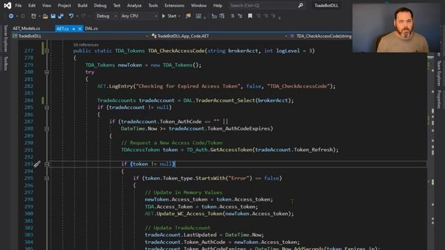 C# Algo Trading Bot - TD Ameritrade Authentication Code Refresh смотреть онлайн