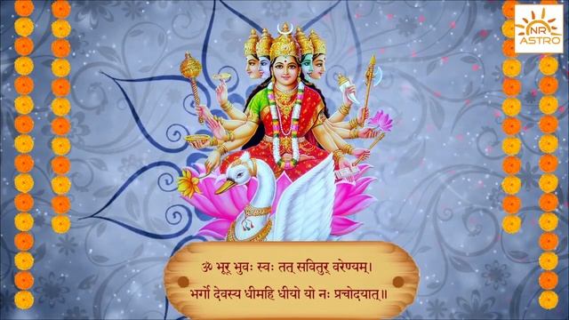 GAYATRI MANTRA | वैदिक गायत्री मन्त्र 108 बार | #NR_ASTRO смотреть онлайн