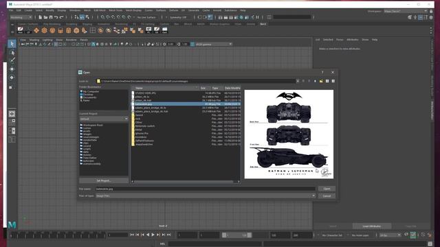 How to import an image plane in Maya to trace a blueprint with geometry смотреть онлайн