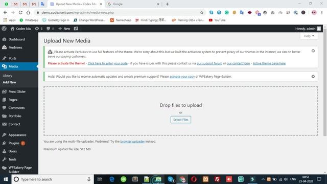 How To Upload Images From Your Computer In WordPress [Hindi] | Codex Edu смотреть онлайн