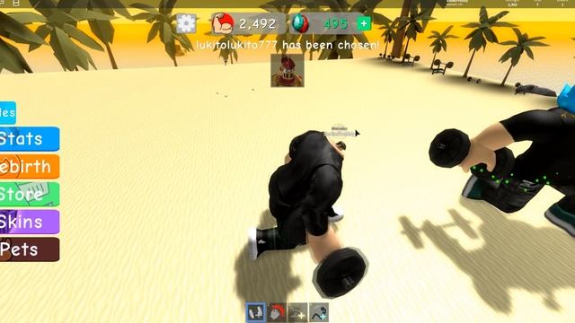 САМАЯ МОЩНАЯ ПРОКАЧКА В МИРЕ! - Симулятор КАЧКА В РОБЛОКСЕ ROBLOX Детский летсплей смотреть онлайн