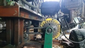 Цепной привод нш32 на дровокол.