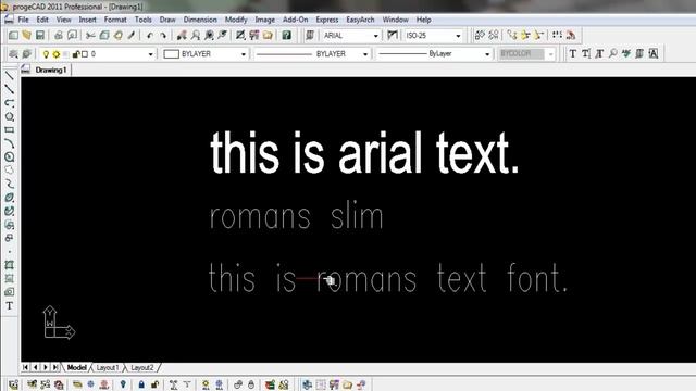 progeCAD: Creating Text Style смотреть онлайн