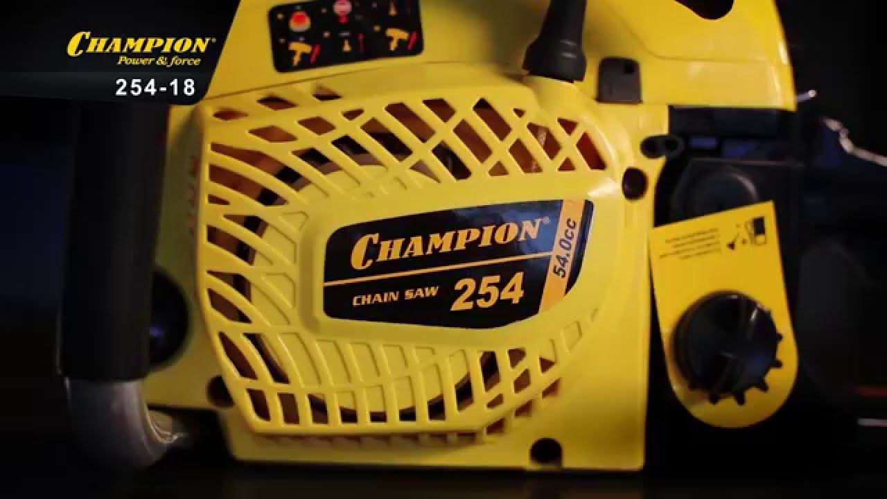 Бензопила Champion 254 смотреть онлайн