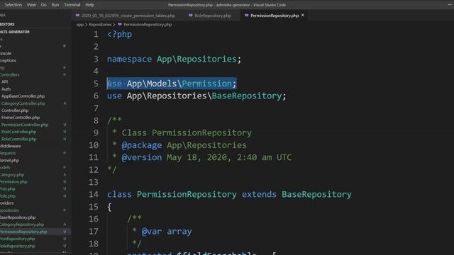 How to implement Spatie laravel permissions in laravel смотреть онлайн