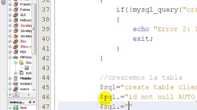 base de datos con php en netbeans 3 смотреть онлайн