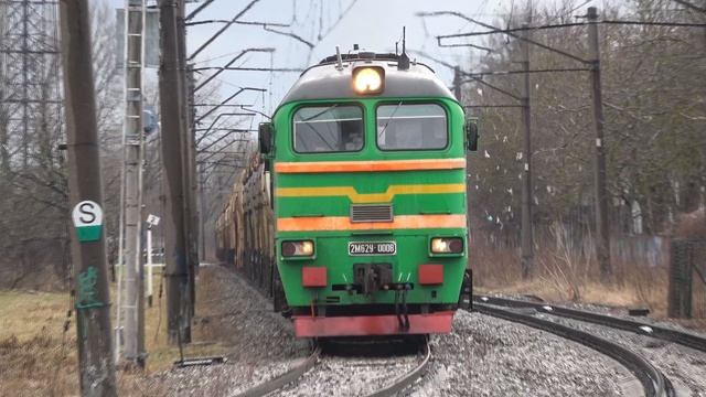 2М62У и Прекрасный Звук 14Д40! | Сборник Поездов Серии 2М62У на Рижском Узле | Железнодорожный микс смотреть онлайн