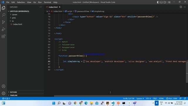 JavaScript String functions in Tamil - Part 4 смотреть онлайн