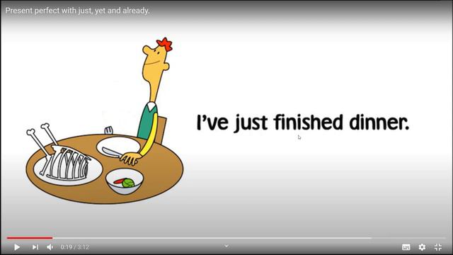 Sencilla y resumida explicación del uso de JUST con Present Perfect. смотреть онлайн