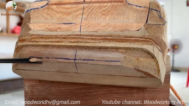 Woodworking Art - Hyundai Santa Fe (Unique Wooden Version) - Wood Carving