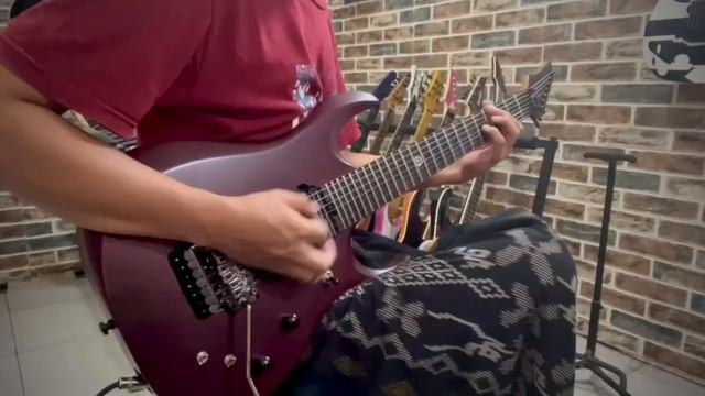 "AEthelwine" Red Blood 7 Custom 7 String Guitar 2023 смотреть онлайн
