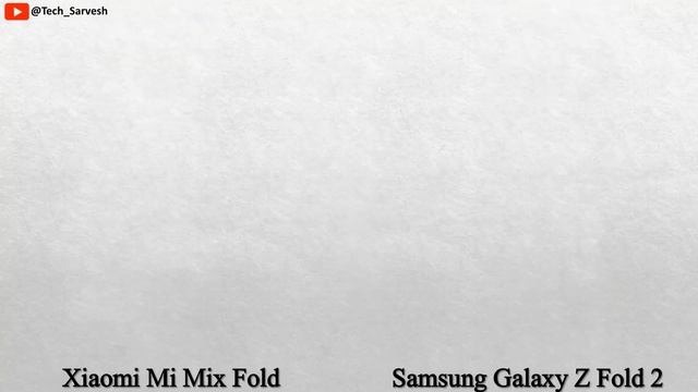 Xiaomi Mi Mix Fold vs Samsung Galaxy Z Fold 2 смотреть онлайн