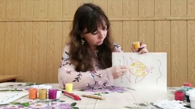 ИЗО студия «Творчество» ДК ЗИО. Занятие 2 смотреть онлайн