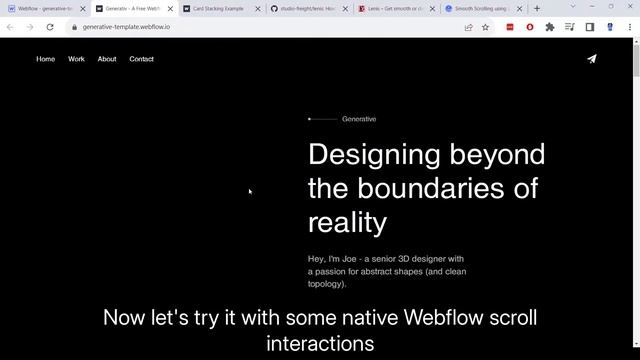 smooth scrolling with native Webflow scroll interactions (Lenis) смотреть онлайн
