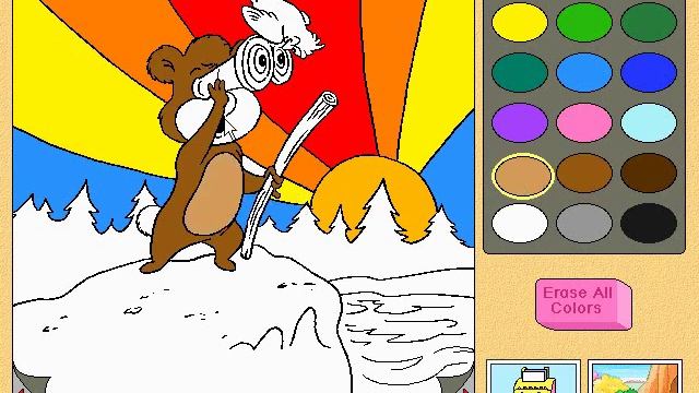 Reader Rabbit Kindergarten - Part 9: Get Your Bearings (Hats) смотреть онлайн