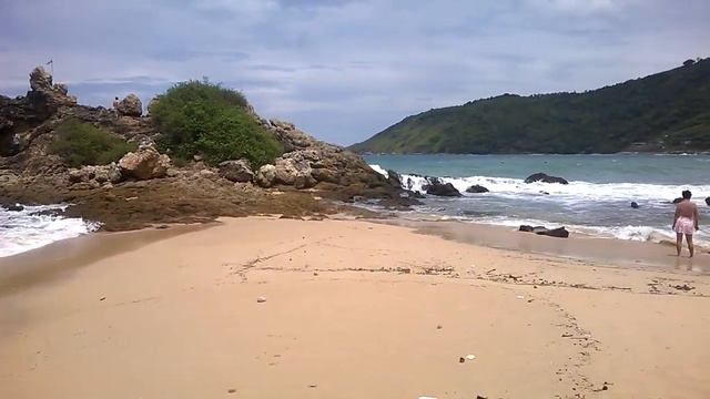 Северная часть Каменного пляжа Yanui Beach Пляж Януй Таиланд 2017 смотреть онлайн