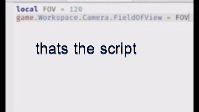 How to do a FOV script on roblox studio... смотреть онлайн