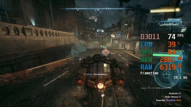 GeForce GTX 1060 3GB -- AMD Ryzen 5 2600 -- Batman Arkham Knight FPS Test смотреть онлайн