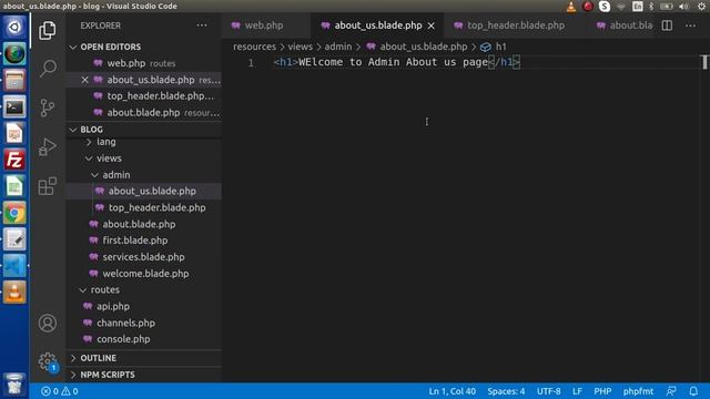 Learn Laravel 8 Beginners Tutorial #9 - About Blade Template Engine in Laravel #2 @include @json .. смотреть онлайн