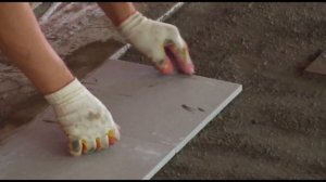 Виброукладка керамогранита Профбетон. Волгоград.