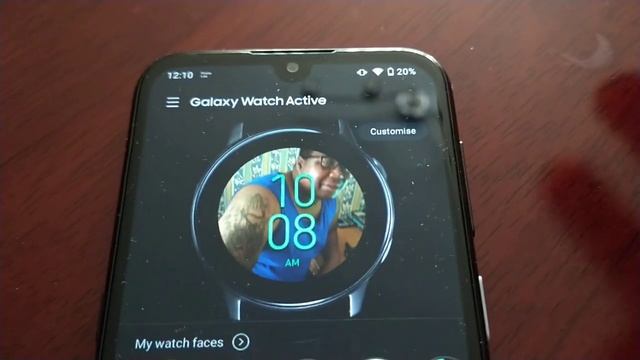 How To Customize Samsung Galaxy Watch Active Watch Face With Photo's |Use Your image As Watch Face смотреть онлайн