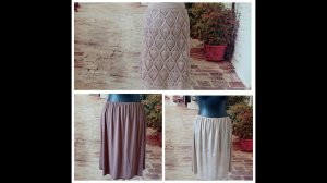 Как сшить трикотажный подклад под вязанную юбку своими руками.