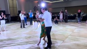 Miguel Zotto & Daiana Guspero. Milonga Lesson: Lisa & Traspié. 2023 Las Vegas Tango Festival 9/8/23