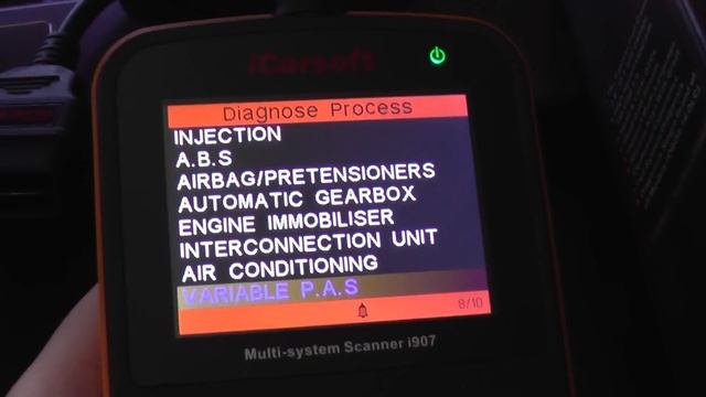 Diagnostic Tool For Renault Clio 2 iCarsoft i907 Engine, ABS, Airbags Etc смотреть онлайн