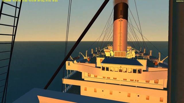 R.M.S. Titanic's Last Sunset - Sunday April 14th, 1912 смотреть онлайн