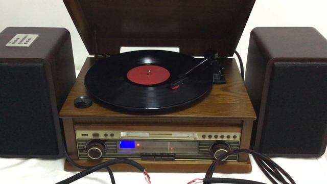 Classic Vintage Gramophone Vinyl Record CD Player Retro FM Radio Bluetooth Speaker 7 in 1 Function смотреть онлайн