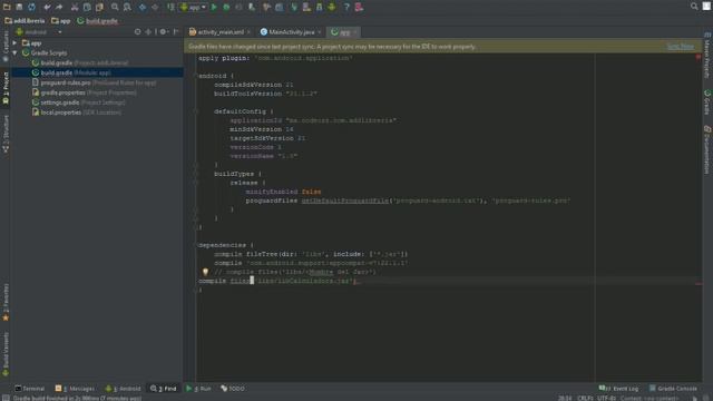 Agregar un paquete Jar en Android Studio смотреть онлайн