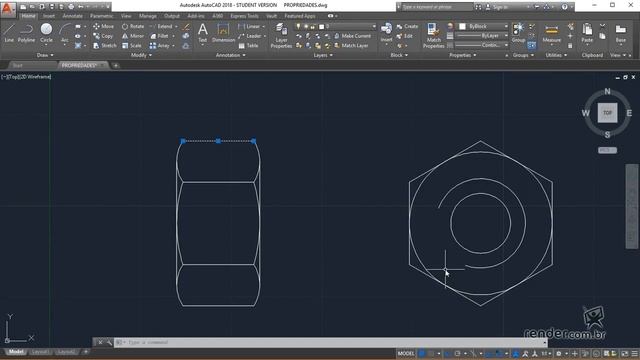 24 - Changing Object Properties | AutoCAD 2018 Basic смотреть онлайн