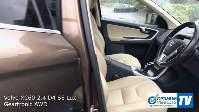 Volvo XC60 2.4 D4 SE Lux Geartronic AWD - Optimum Vehicles Ltd смотреть онлайн