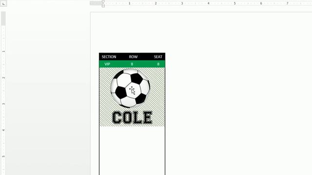 How to make custom ticket invitations in MS Word смотреть онлайн