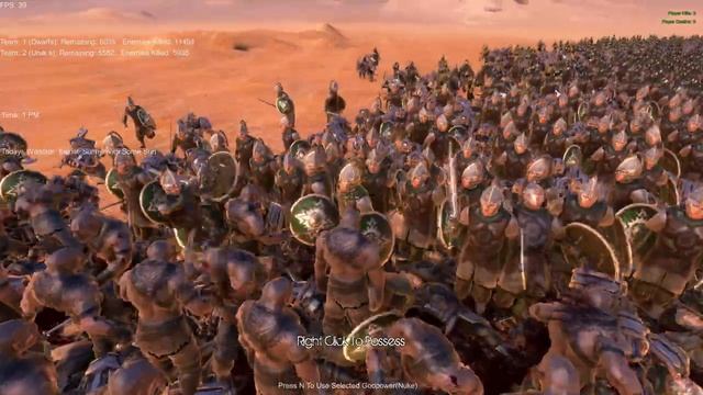 Alliance of Elves & Dwarves attack Massive Orc Army | Ultimate Epic Battle Simulator | UEBS смотреть онлайн