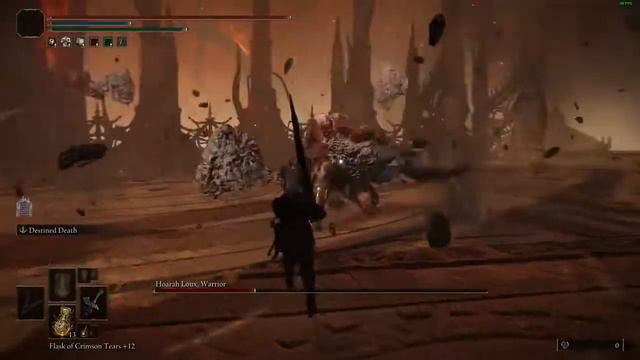 Elden Ring - Godfrey, First Elden Lord / Hoarah Loux Boss Fight (Colossal Sword) смотреть онлайн