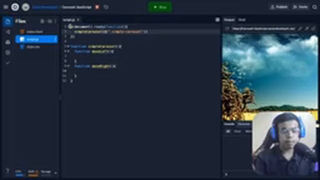 How to create Animated Carousel Slider with JavaScript смотреть онлайн