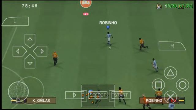 JOGANDO PES 2010 AO VIVO PPSSPP смотреть онлайн