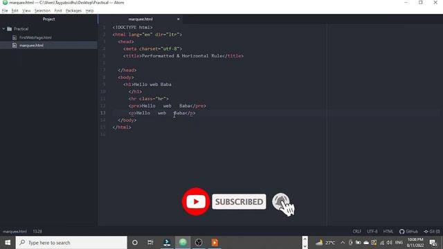 HTML Preformated & Horizontal Rule Tag Tutorial || Html Full Course In Urdu Hindi смотреть онлайн