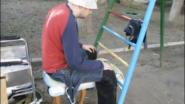 Тренажер ГКочеткова фильм163 травма--перелом шеи учимся сидеть6 гВладивосток