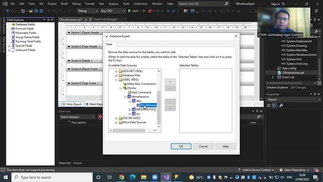 VIsual Studio 2022 - VB NET with Crystal Report смотреть онлайн